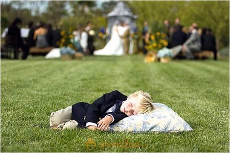 Sleeping Child in the marriage