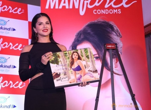 Sunny Leone @ Manforce Calendar Launch