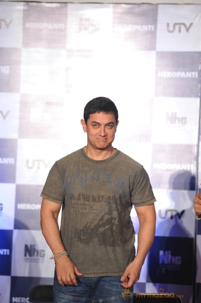 Aamir Khan At Heropanti First Look Launch