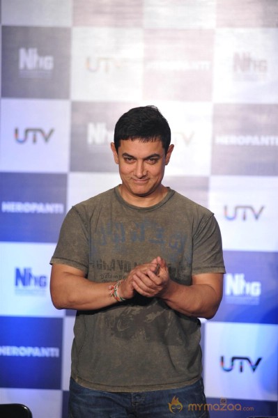 Aamir Khan At Heropanti First Look Launch