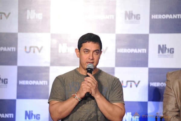 Aamir Khan At Heropanti First Look Launch