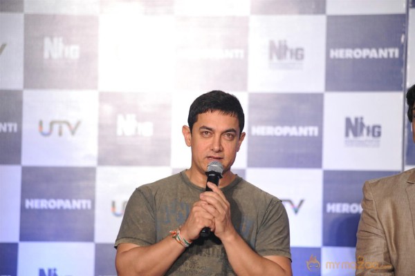 Aamir Khan At Heropanti First Look Launch