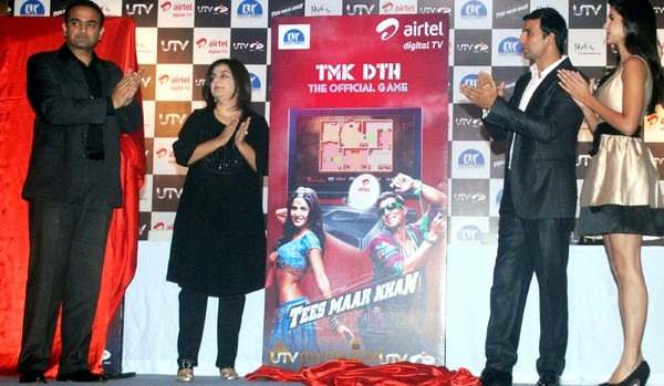 Akshay Katrina & Farah Khan Launch Tees Maar Khan