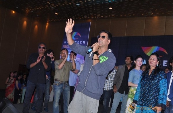 Akshay,Tamanna Promotes Entertainment Movie Photos