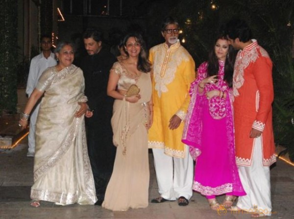 Amitab Bachchan Family Diwali Event Photos