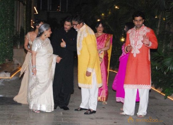 Amitab Bachchan Family Diwali Event Photos