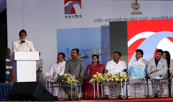 Amitabh Bachchan inaugurates Sea Link phase
