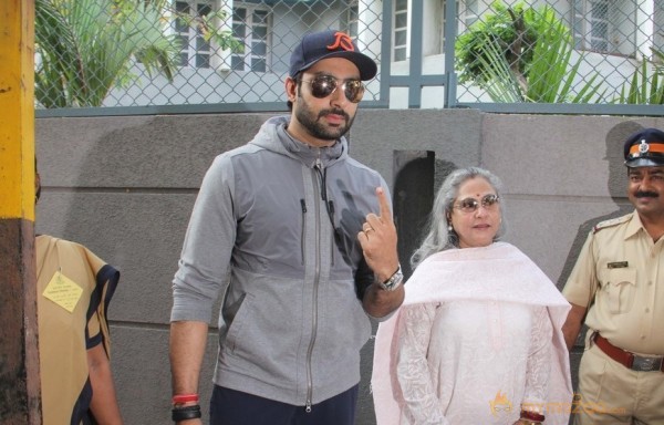 Bollywood Celebrities Cast Their Votes Gallery