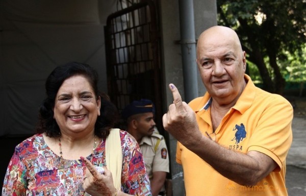 Bollywood Celebrities Cast Their Votes Gallery