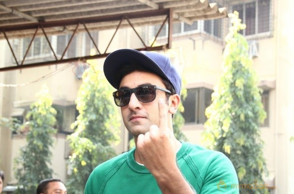 Bollywood Celebrities Cast Their Votes Gallery