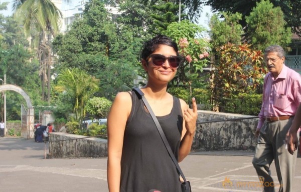 Bollywood Celebrities Cast Their Votes Gallery