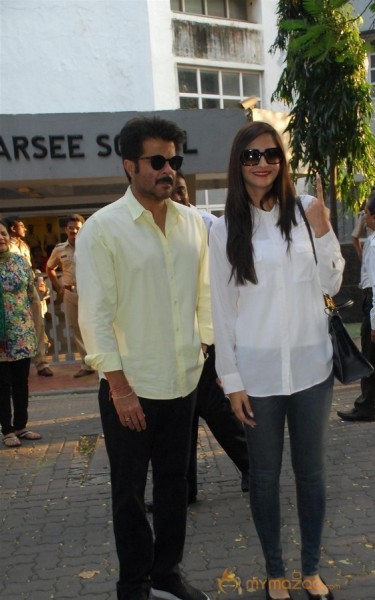 Bollywood Celebrities Cast Their Votes Gallery
