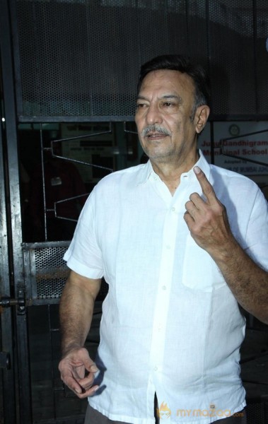 Bollywood Celebrities Cast Their Votes Gallery