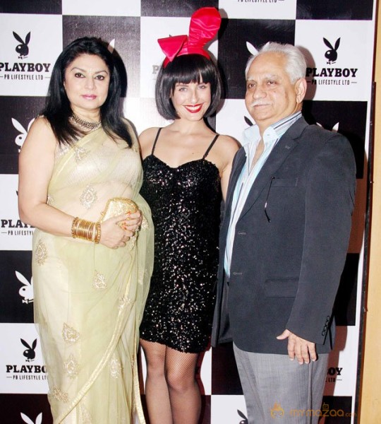 Bollywood stars bash with the Playboy rabbits