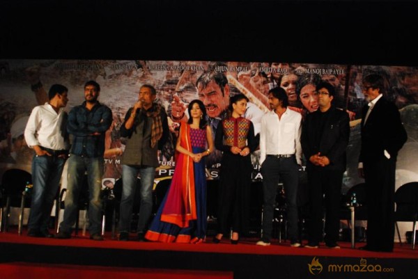 Bollywood  Stars of film SATYAGRAHA At  Raghupati Raghav Raja Ram Song Launch