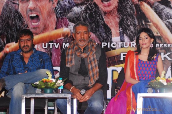 Bollywood  Stars of film SATYAGRAHA At  Raghupati Raghav Raja Ram Song Launch