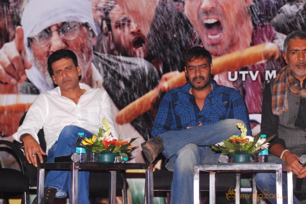 Bollywood  Stars of film SATYAGRAHA At  Raghupati Raghav Raja Ram Song Launch