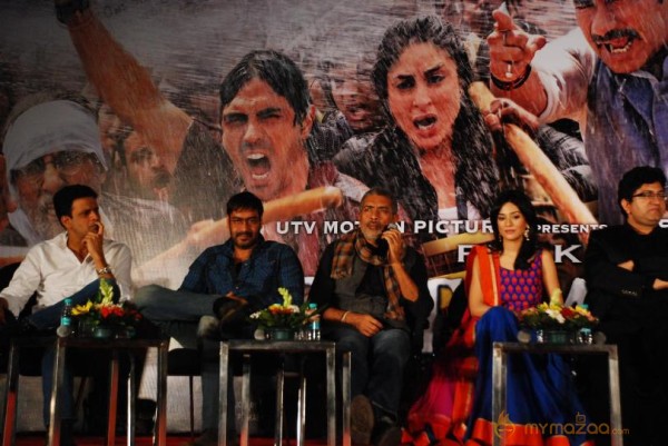 Bollywood  Stars of film SATYAGRAHA At  Raghupati Raghav Raja Ram Song Launch