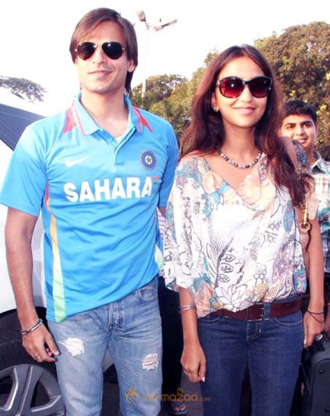 Bollywood Stars in  Semi Final Match In Mohali