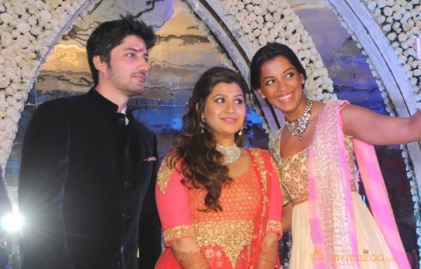 Celebs at Designer Manali Jagtap Engagement Ceremony Gallery
