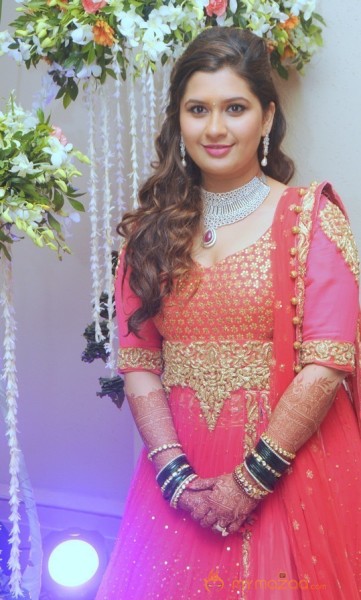 Celebs at Designer Manali Jagtap Engagement Ceremony Gallery