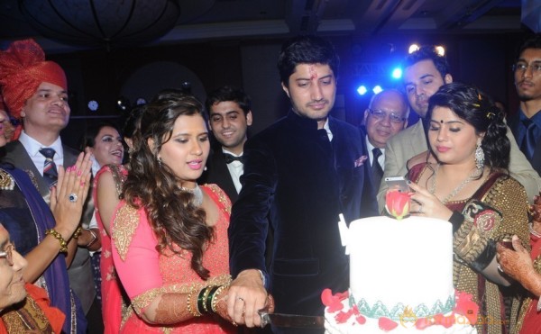 Celebs at Designer Manali Jagtap Engagement Ceremony Gallery