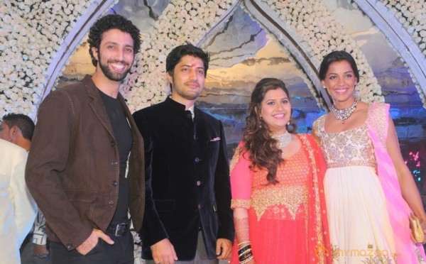 Celebs at Designer Manali Jagtap Engagement Ceremony Gallery