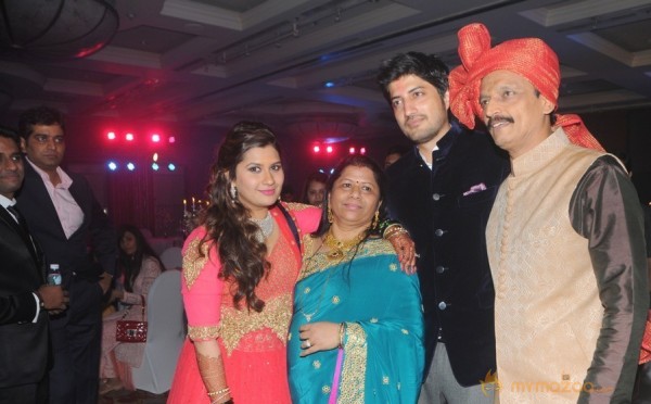 Celebs at Designer Manali Jagtap Engagement Ceremony Gallery