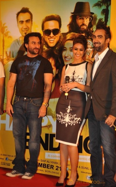 Celebs at Happy Ending Trailer Launch Gallery