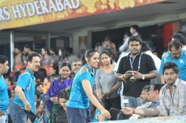 Celebs at Hyderabad IPL Match Photos
