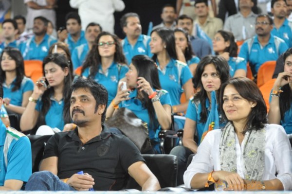 Celebs at Hyderabad IPL Match Photos