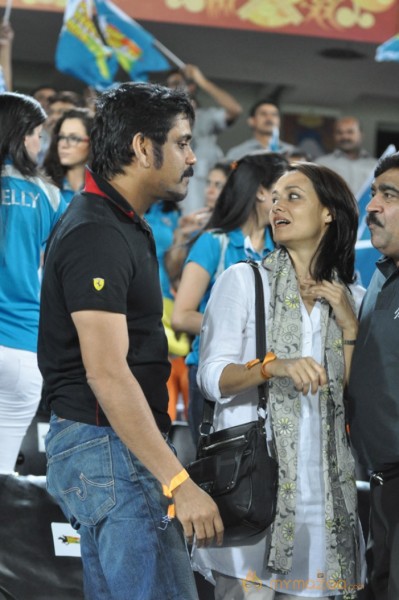 Celebs at Hyderabad IPL Match Photos
