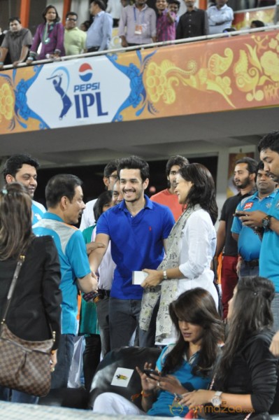Celebs at Hyderabad IPL Match Photos
