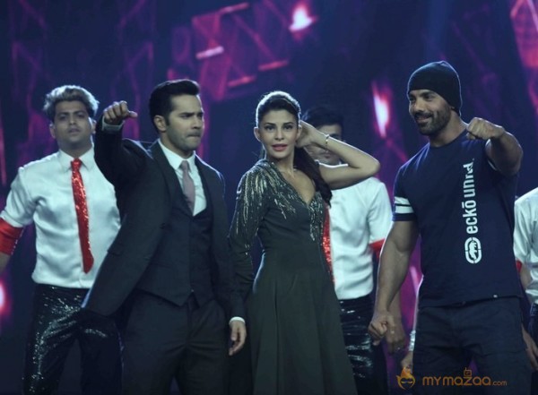 Dishoom Team at Indias Got Talent TV Show