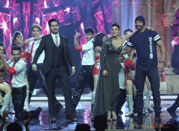 Dishoom Team at Indias Got Talent TV Show