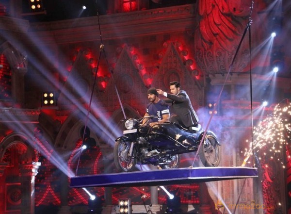 Dishoom Team at Indias Got Talent TV Show