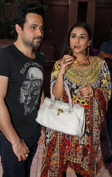 Emraan Hashmi,Vidya Balan At GHANCHAKKAR Promotion