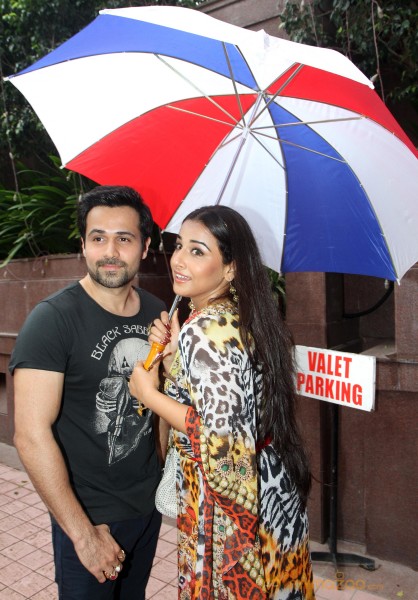 Emraan Hashmi,Vidya Balan At GHANCHAKKAR Promotion