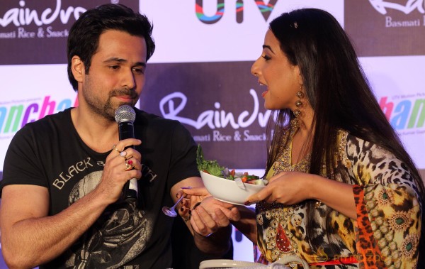 Emraan Hashmi,Vidya Balan At GHANCHAKKAR Promotion