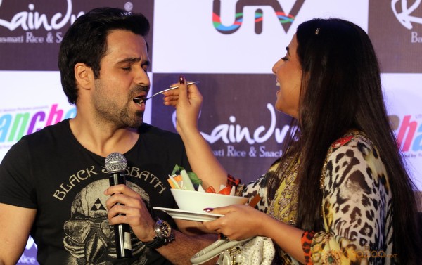Emraan Hashmi,Vidya Balan At GHANCHAKKAR Promotion