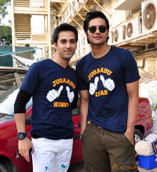 Fukrey Movie Jugaad Song Launch Photos