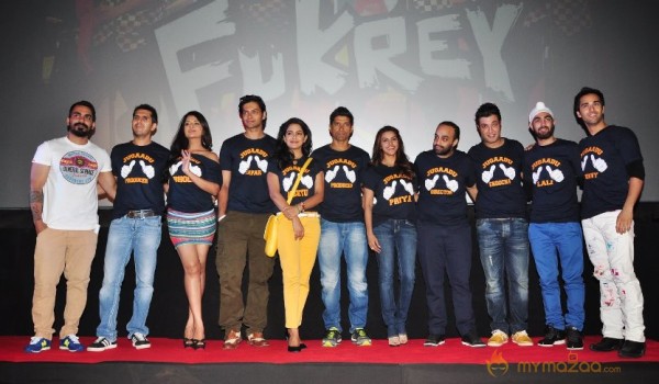 Fukrey Movie Jugaad Song Launch Photos