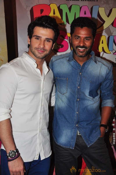 Girish Taurani & Prabhu Dheva Promote Ramaiya Vastavaiya 