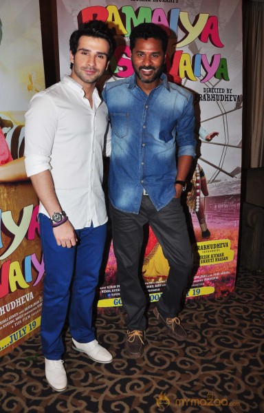 Girish Taurani & Prabhu Dheva Promote Ramaiya Vastavaiya 