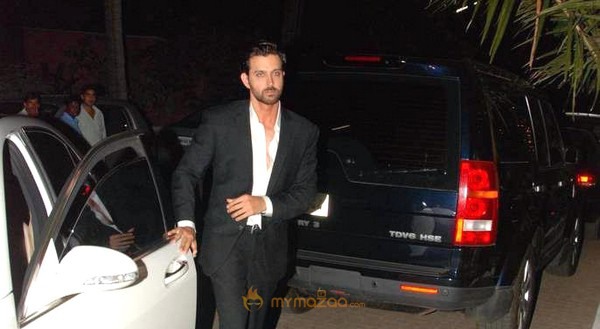 Hrithik Roshan spotted at Laila Khan engagement