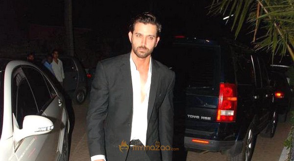 Hrithik Roshan spotted at Laila Khan engagement