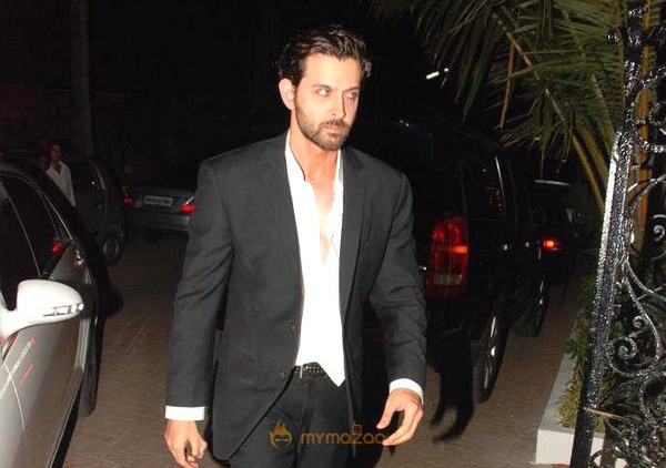 Hrithik Roshan spotted at Laila Khan engagement