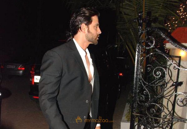 Hrithik Roshan spotted at Laila Khan engagement