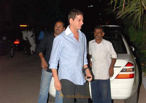 Hrithik Roshan spotted at Laila Khan engagement