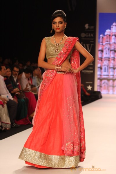 Indian Models At Saboo Fine Jewels Show at IIJW